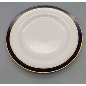 Spode Consul Cobalt Blue Gold Trim 6" Bread Butter Plate Replacement Piece